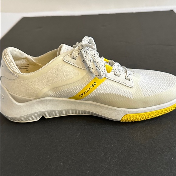 Cole Haan Men's Zerogrand Winner Tennis Sneaker White/NB Cld/Yllw - Picture 7 of 14